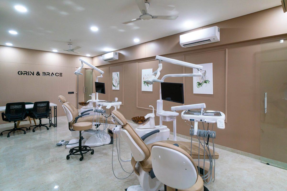 The dental treatment room at Grin and Brace in Shela